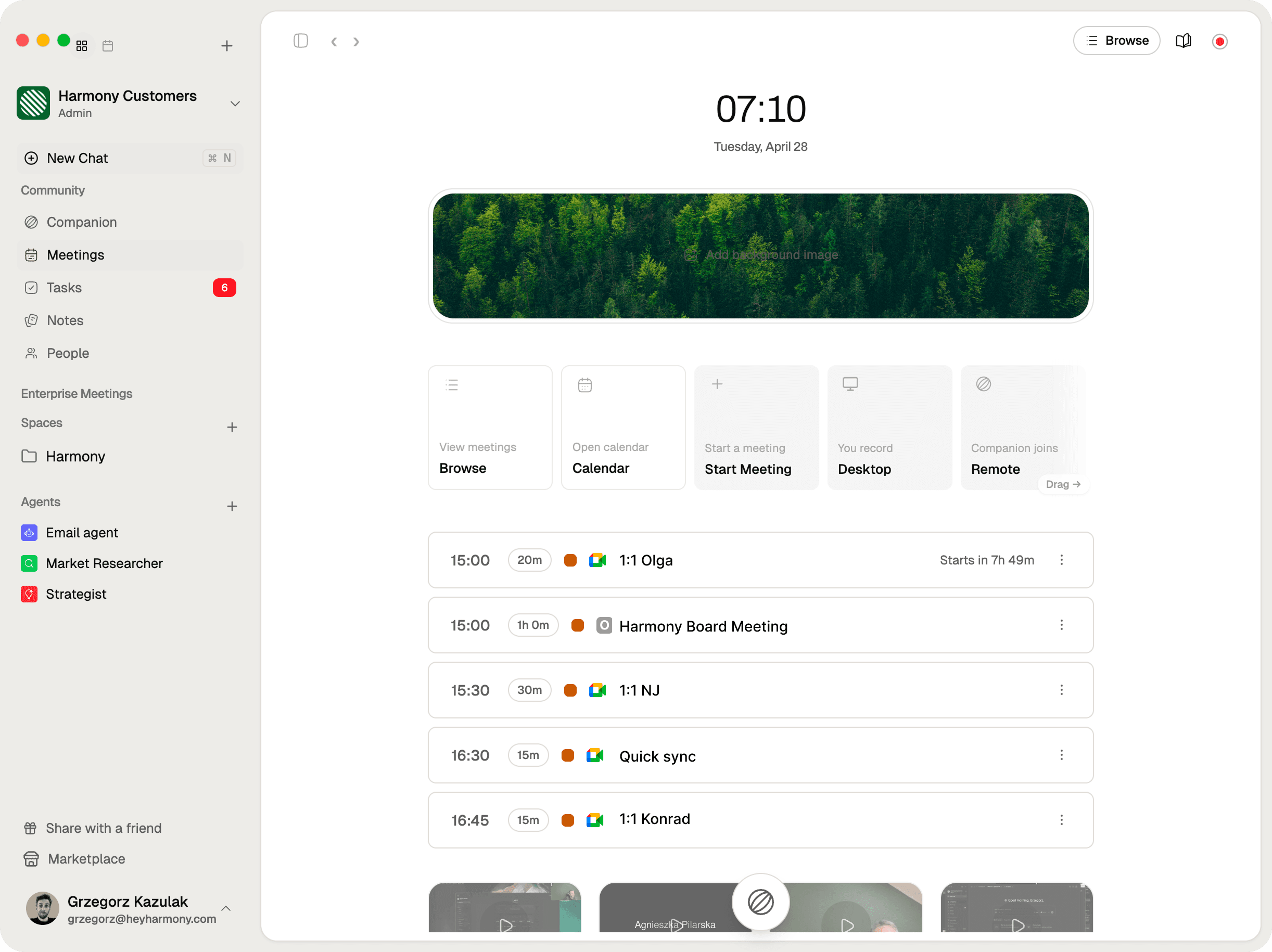 Harmony Platform