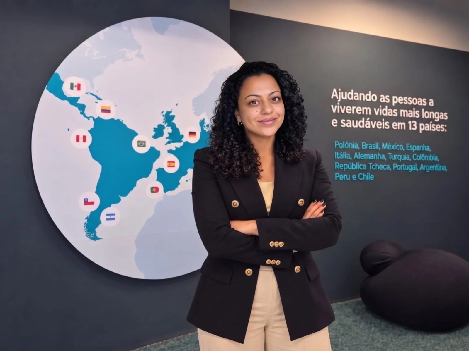 Jayne Alcon, Sales Coordinator at Doctoralia, at the Doctoralia office